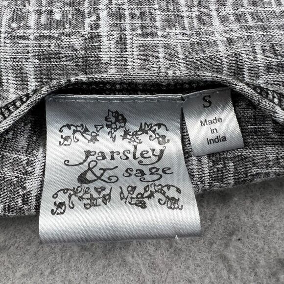 Parsley and‎ Sage Black Red Textured Long Sleeve Collared Button Front Jacket S - Picture 11 of 16